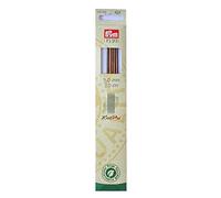 Prym 223146 - Ferri da calza Natural, 20 cm, 5,00 mm, in legno, multicolore, 5 mm