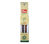 Prym Punte per Ferri da Maglia circolari, Colore Naturale, Corte, 8,7 cm, 5,50 mm, Legno, Mehrfarbig, 5,5 mm