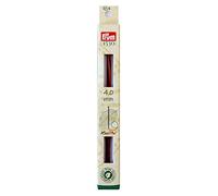 Prym Punta per Uncinetto tunisino Natural 4,0 mm, Legno Metallo, Multicolore