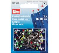 Prym Headpins, Acciaio e Vetro, Argento, Taglia Unica