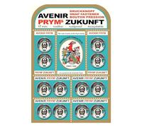 Prym Bottone da cucire 341220 Zukunft – Ottone, colore Argento, 17 mm