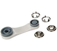 Prym Bottoni Automatici, Metal, Perla, 14.0 x 9.3 x 1.8 cm