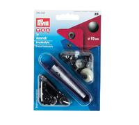 Prym 390302 Non-Sew Press Fastener, Bronze, 15 mm, brüniert, 10 Stück