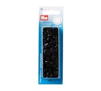 Prym 393105-1 Bottoni Automatici, Plastic, Nero, 12.4 mm, 30 unità