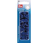 Prym 393116-1 Bottoni A Pressione, Plastic, Blu Royal, 12.4 mm, 30 unità