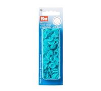 Prym 393146-1 Bottoni Automatici, Plastic, Turchese, 12,4 mm, 30 unità