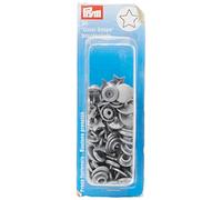 Prym 393245 NF - Bottoni Automatici Colo Snaps, a Forma di Stella, Colore: Argento
