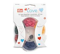 Prym Love Bottoni a Pressione Snaps Mini, 8mm, scat. 6 Colori Snap, Plastic, Multicolore, taglia unica