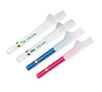 Prym 4-Pezzi di Gesso Matite Plus Pennello, Bianco/Rosa/Blu