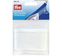 Prym 40 mm 3 m Interfacciamento Edge Fix, Bianco