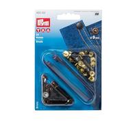 Prym Rivetti in Ottone, Metal, Rame Anticato, 9 mm
