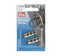 Prym 416665 - Fermaccordo, a 2 fori, 9,7 x 26 mm, colore: Oro
