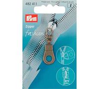 Prym 482411 Zipper Ring, Metallo, Old Brass, Öse, altmessing, 1 Stück