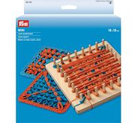 Prym 624159 Telaio Mini Quadrato 18 x 18 cm, Legno, Multi-Colour, 21 x 18 x 3.2