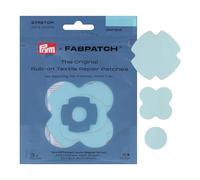 Prym 921009 FabPatch STRETCH Rub-on Patch - Toppe autoadesive bi-elastiche di riparazione per abbigliamento sportivo, leggings, giacche e sneaker, riparazione tessile senza cuciture e stiratura