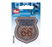 Prym 922012 - Applicazione Label Sport 66, grigio/blu/beige