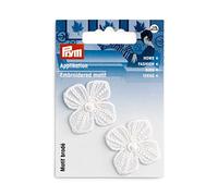 Prym 926701 Applique fiori festivi bianco piccolo