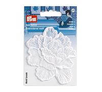 Prym 926704 Applique fiore festivo bianco ricamo
