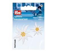 Prym 926717 Appl. Stella alpina piccola/grande bianco