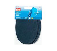 Prym 929252 - Toppe per gomiti/ginocchia, in finta pelle nappa, colore nero (2 pezzi)