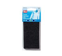 Prym 929552-1-Telo di Riparazione in Denim, 12 x 45 cm, Colore: Nero, 10 mm