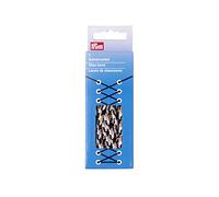 Prym 974941 Outdoor 5 x 1500 mm - Lacci tondi, in poliestere, nero/bianco/beige, 5 mm x 150 cm