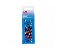 Prym 974943 Outdoor 5 x 1500 mm blu/rosso/bianco lacci rotondi, poliestere, 5 mm x 150 cm