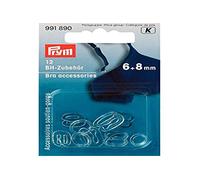 Prym - Accessori reggiseni in plastica trasparente (6-8 mm) - 1 unità