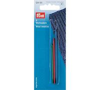 Prym Aghi in Lana di Alluminio con Anello in Nylon, Metal, Multicolore, 85 x 3,3 mm, 70 x 2,8 mm e 60 x 2,3 mm, 3 unità