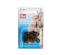 Prym Appendiabiti E Occhielli Nascosto, Plastic, Marrone, Taglia Unica, 3 unità