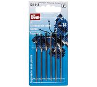 Prym Arazzo N 14 Aghi da con Punta Arrotondata 6 Pezzi, 60 mm Lunghezza x 1,90 mm Spessore, Argento
