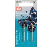 Prym 125557 Aghi da Ricamo, Argento, 22er, 40 x 0,90 mm, 6 Stück