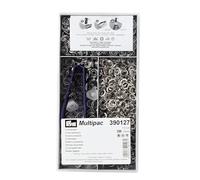 Prym 390127-1 Non-Sew Premere Dispositivi di Fissaggio, Argento, Taglia Unica, 200 unità