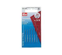 Prym Self-Threading Needles, Gold, Silver, 6 Pezzi