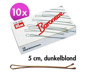Prym Baronessa capelli clip Biondo scuro