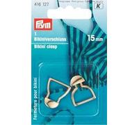 Prym Bikini And Belt Clasp Hook, Silver, 15 mm, silberfarbig, 1 Stück