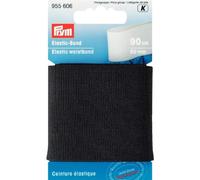 Prym - Black (60mm, 0,9 m) Elastica Elastica - 1 Pezzi