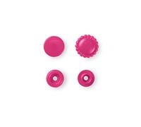 Prym - Bottoni a Forma di Fiore colorsnaps Chiusure a Scatto, in plastica, Colore: Rosa Brillante, 12,4 mm, 21