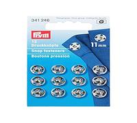 Prym Bottoni A Pressione, Metal, Argento, 11 mm, 12 unità