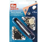 Prym Bottoni a pressione Yacht & Caravan - Serie per capotte, borse, tende - 15 mm Viola