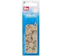 Prym Bottoni Automatici Rotondi 30 Pezzi, Dimensioni: 12,4 mm, Color Champagne