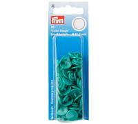 Prym Bottoni Automatici Rotondi Per Cucito 30 Pezzi, Dimensioni: 12,4 mm, Verde