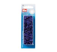 Prym Bottoni Automatici Rotondi Senza Cuciture 30 Pezzi, Dimensioni: 12,4 mm, Viola