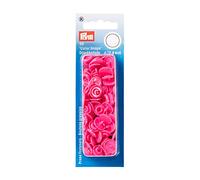 Prym Bottoni Con Chiusura A Pressione 30 Pezzi, Dimensioni: 12,4 mm, Fucsia