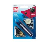 Prym Non- Sew Press Fastener, Ottone, Silver, 2.80 x 9.30 x 0.50 cm