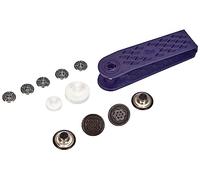 Prym Bottoni per Jeans, Metal, Oro, 17 mm, Ottone Anticato, 8 Pezzi, 8 unità