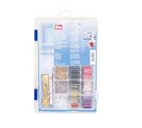 Prym Embroidery Storage Box, Transparent, Blue, Taglia Unica