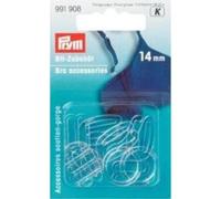 Prym Bra Accessories, Transparent, '14mm, KST, 10 Stück