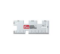 Prym 610736 Saummaß, Metall, 14,8 x 7,2 x 2,5 cm Calibro di Cucitura, 14.8 x 7.2 x 2.5 cm
