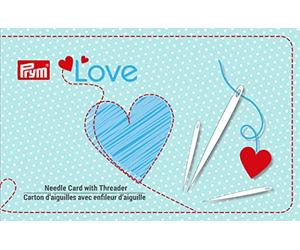 Prym Cartoncino per aghi con taglienti, rammendini e infila, argento